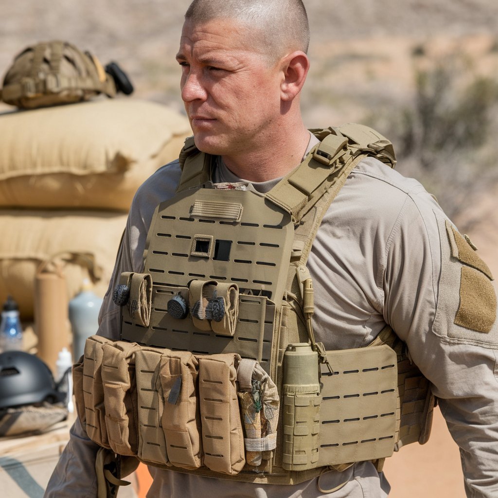 Plate Carrier Setup for Tactical Use
