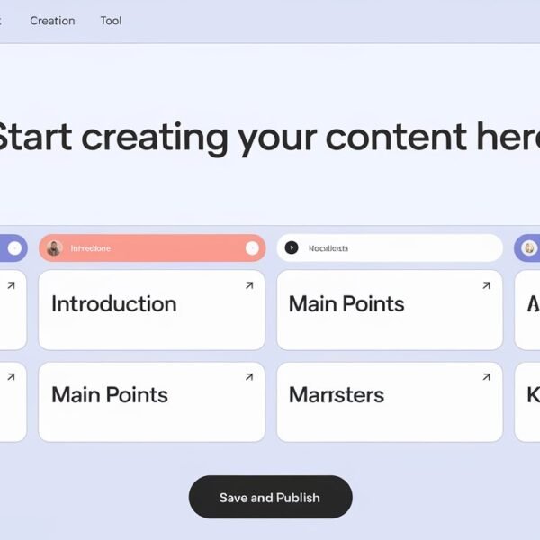 findutbes content creation tool dashboard interface