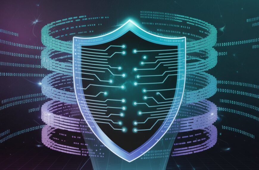Illustration of vhsgjqm digital security technology in action
