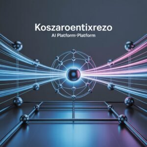 Illustration of Koszaroentixrezo, an AI platform streamlining business operations