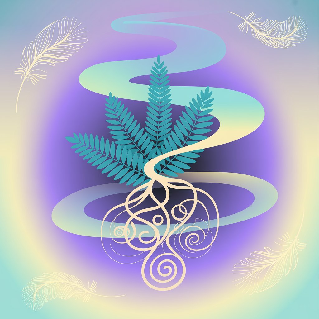 A symbolic illustration depicting the spiritual concept of melekaike laka
