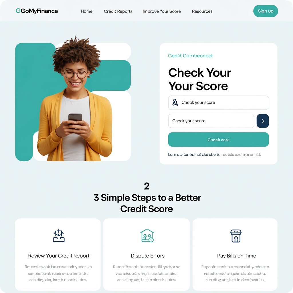 gomyfinance.com credit score improvement steps