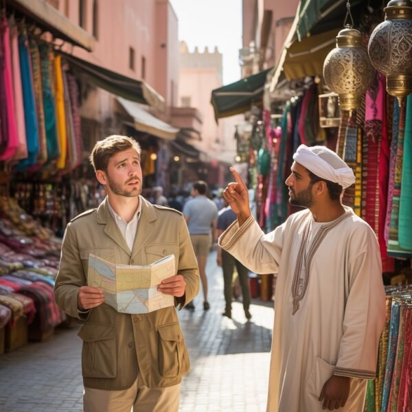 the traveler hired the wrong tour guide in a foreign country