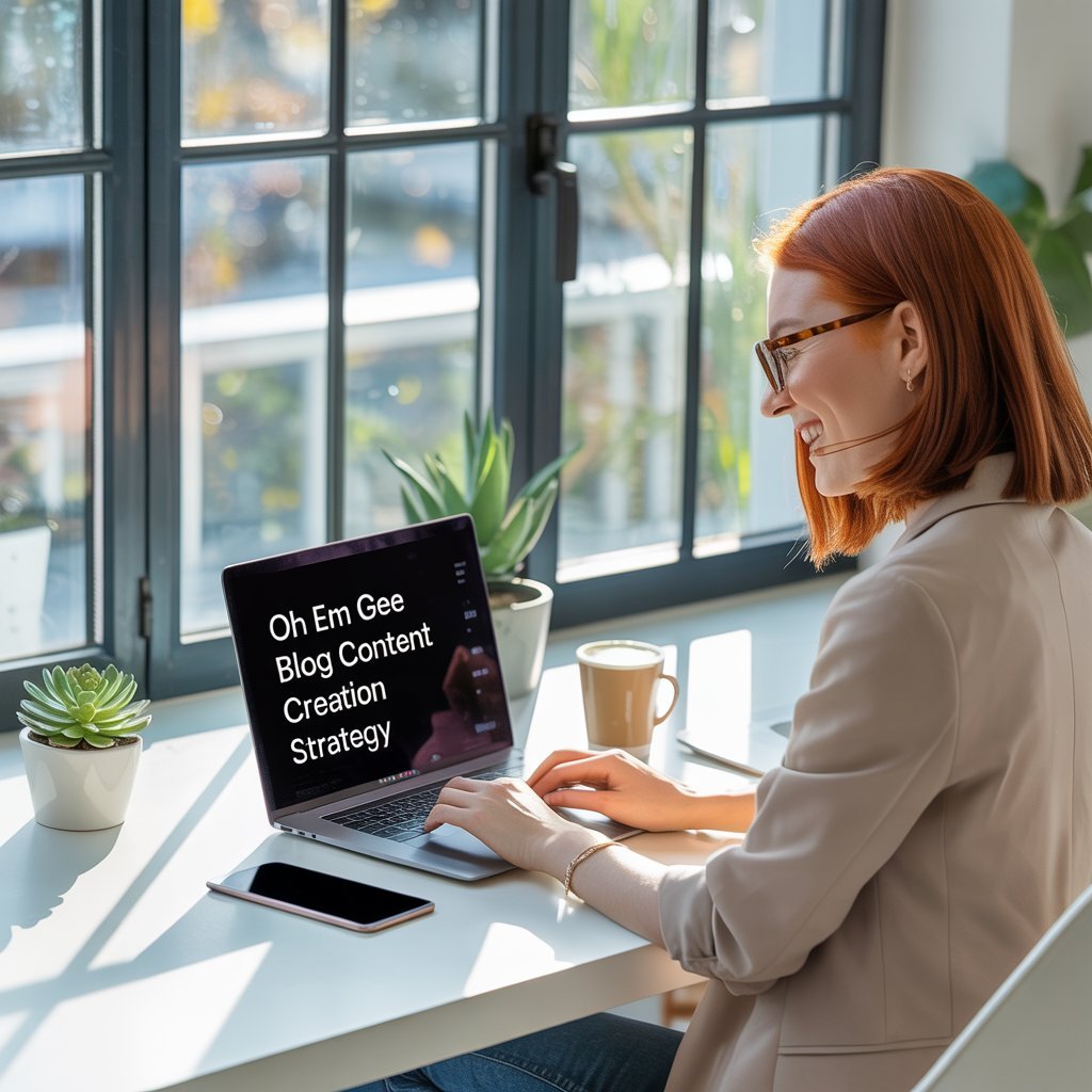 oh em gee blog content creation strategy
