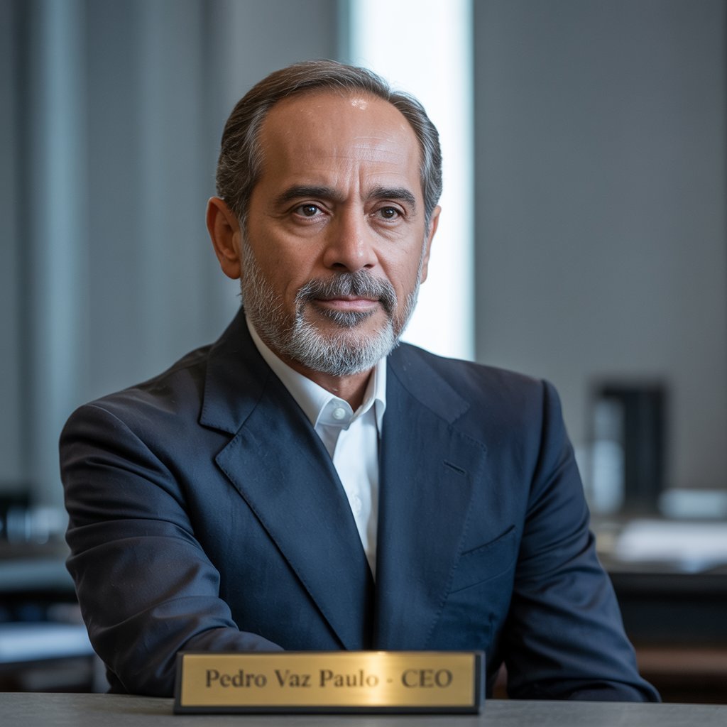 Portrait of Pedro Vaz Paulo in a professional setting