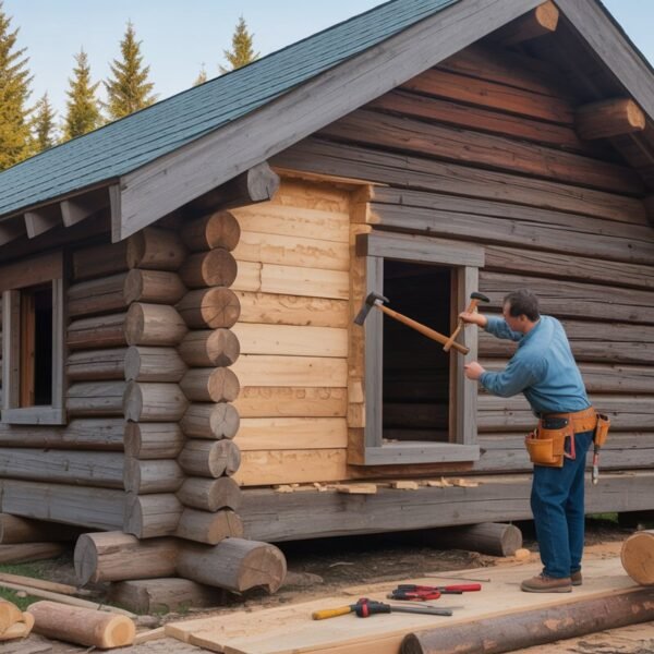 What To Expect During a Log Cabin Repair