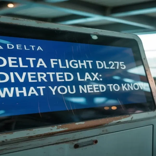 delta flight dl275 diverted lax